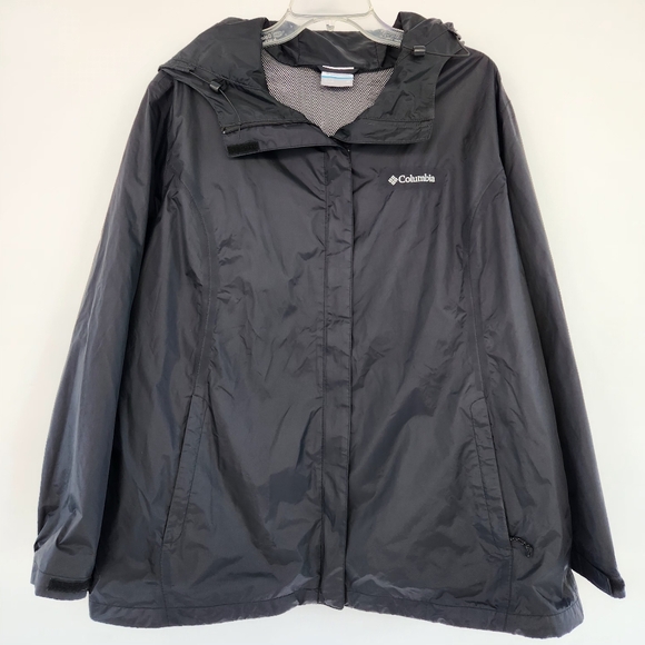 Packable Columbia Women's Black Jacket - Picture 1 of 8